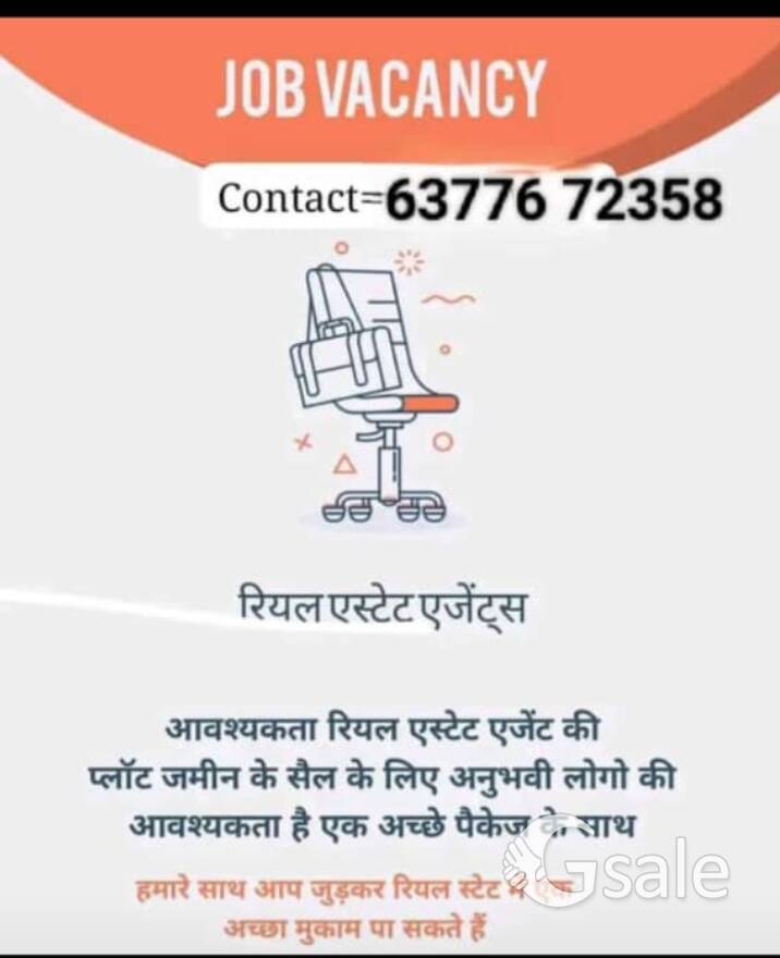 urgent requirement Jaipur Rajasthan me plots sale karne ke liye Men and women ki call 63776 72358