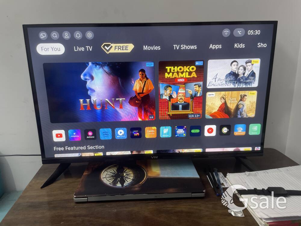 Vw 32 inches new tv only 4 months old with 18 months warranty available 