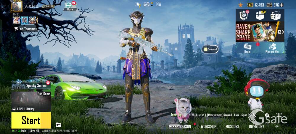 BGMI PREMIUM ID SELL URGENT