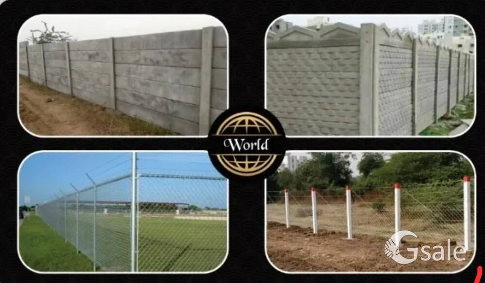 mahakal precast rcc wall and tar fensing Ujjain