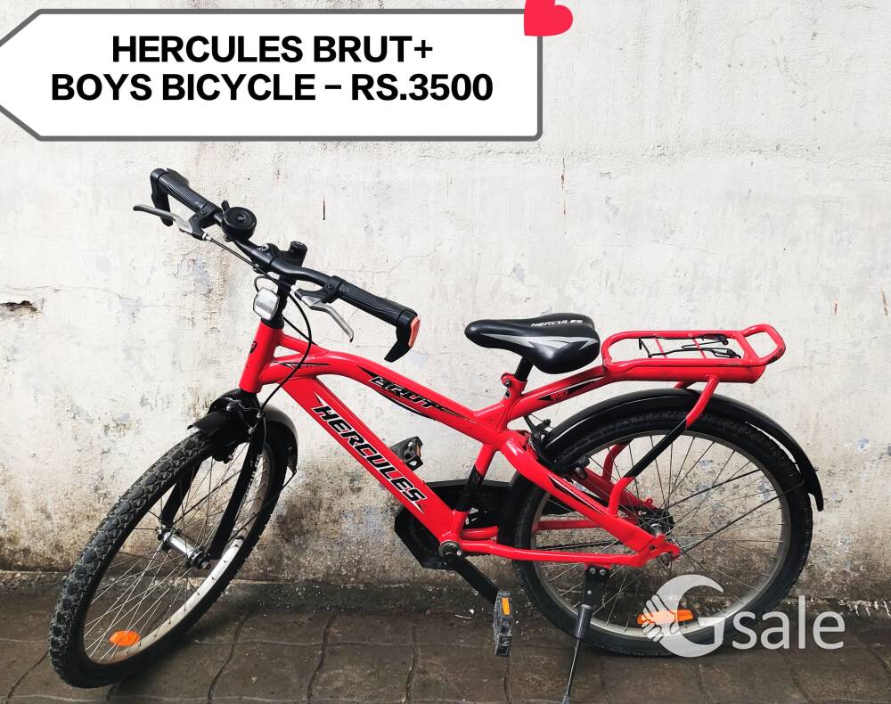 HERCULES BRUT + 24" SINGLE SPEED BICYCLE FOR SALE IN COIMBATORE. 