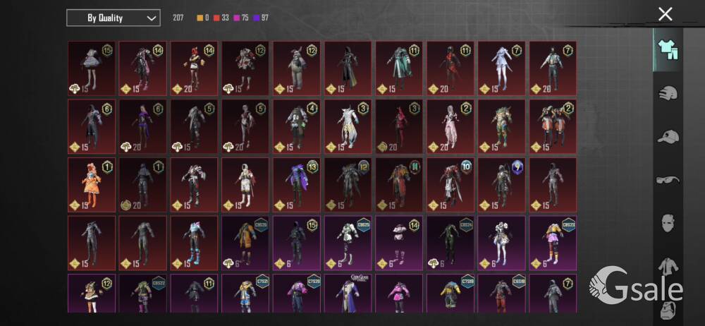 Bgmi account 73 level 