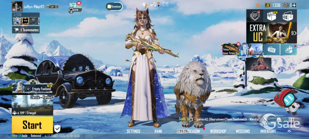 This my PUBG account this is very good 👍