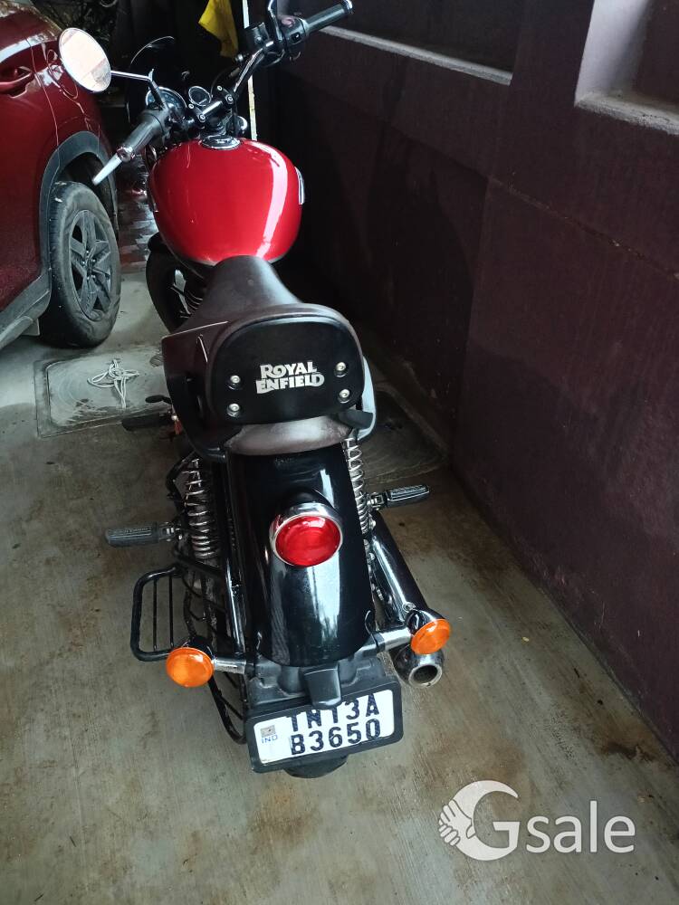Royal Enfield Meteor Supernova Red 2023 model, 1st owner, Good condition