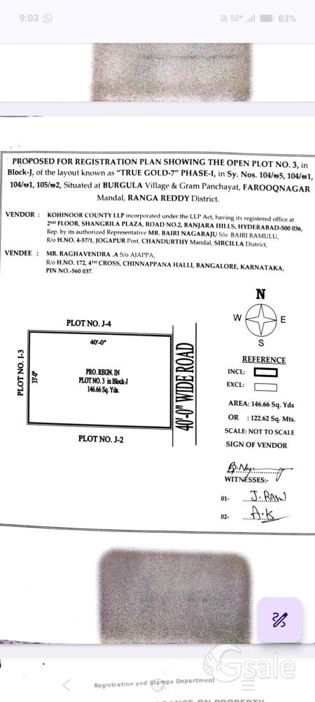 urgent sale 201 square yards dtcp aproval lowest price available 