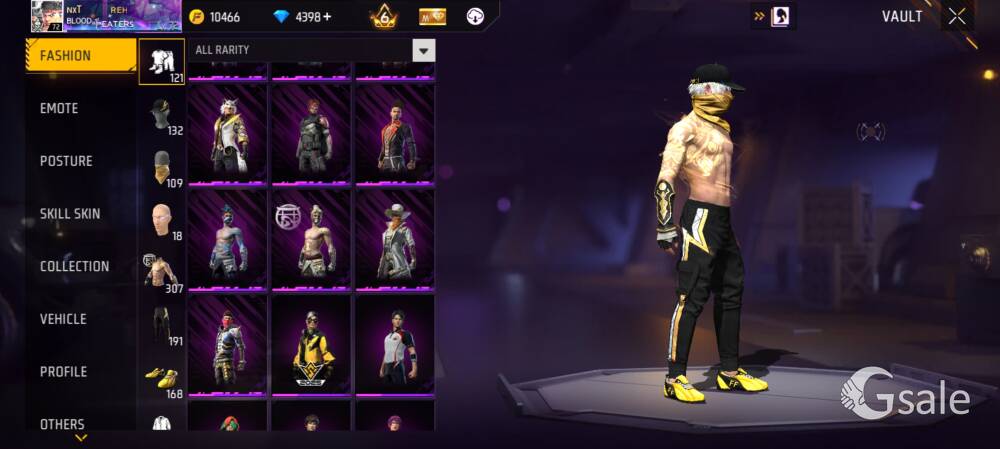 FREE FIRE ACCOUNT FOR SELL