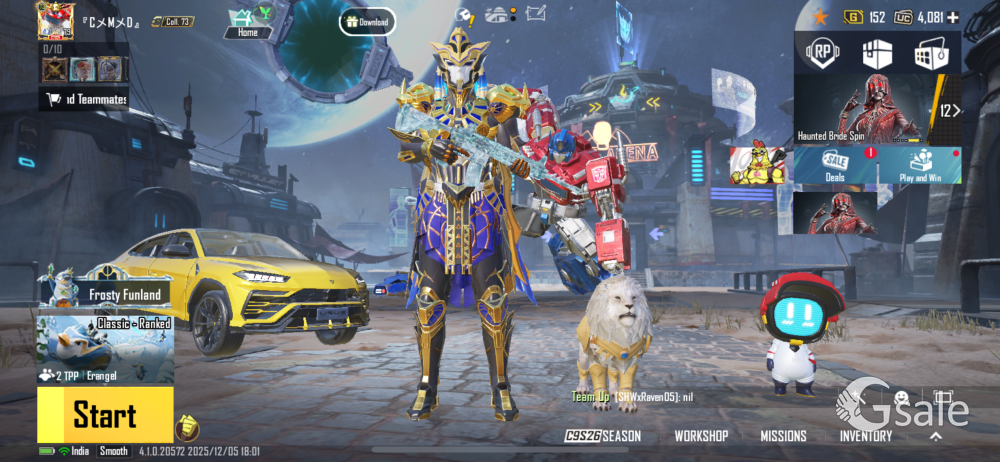 Premium BGMI Id for sale