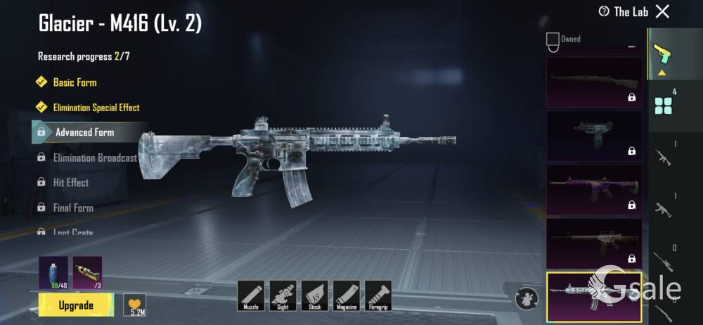 BGMI Glacier Level 2 ID for sale