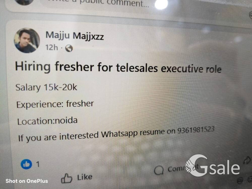 telesales executive 