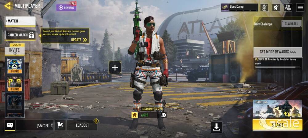 COD mobile gaming id