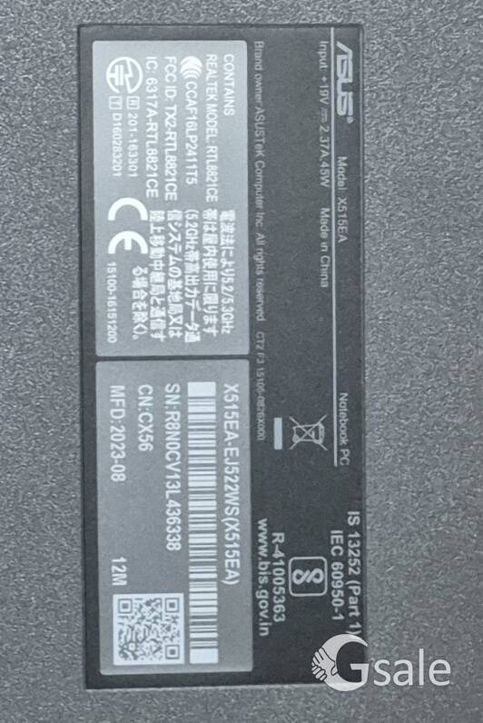 X1500ea I5-11 8GB RAM 512SSD WIN11 MSOs