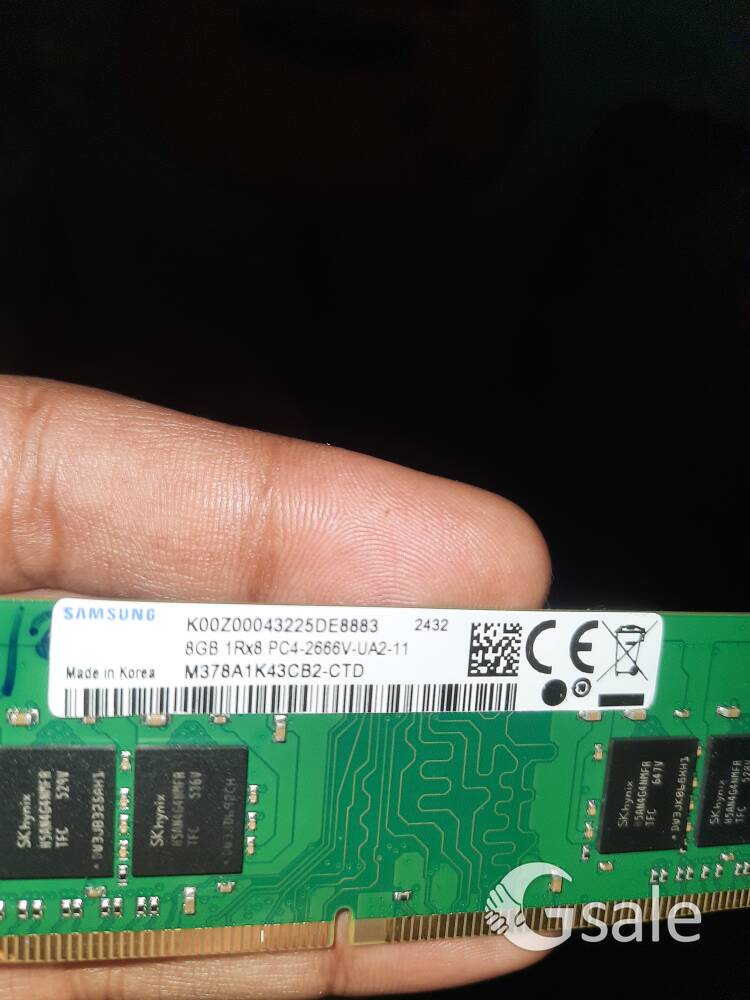 one 8 gb ddr4 desktop ram and 3 (2gb+2gb+4gb) ddr3 desktop ram