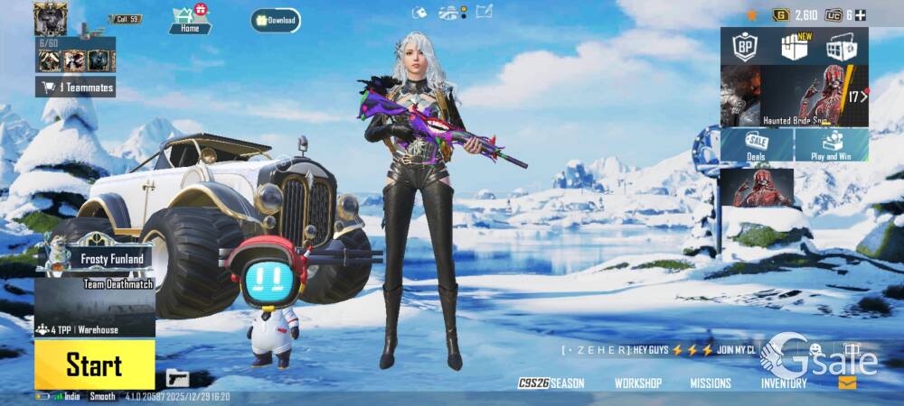 Battleground mobile india ID 