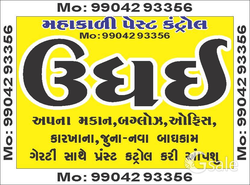 પેસ્ટ કંટ્રોલ ઉધઈ થી બચી