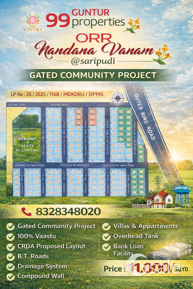 ORR nandana vanam, saripudi 