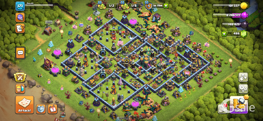 i want to sell my clash of clans ID