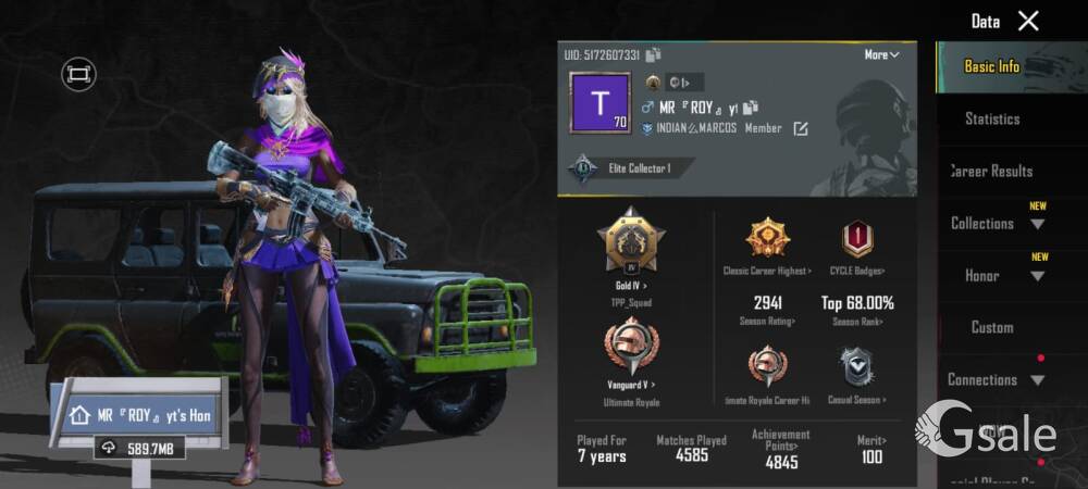 Accont sell BGMI fully secure and no scam