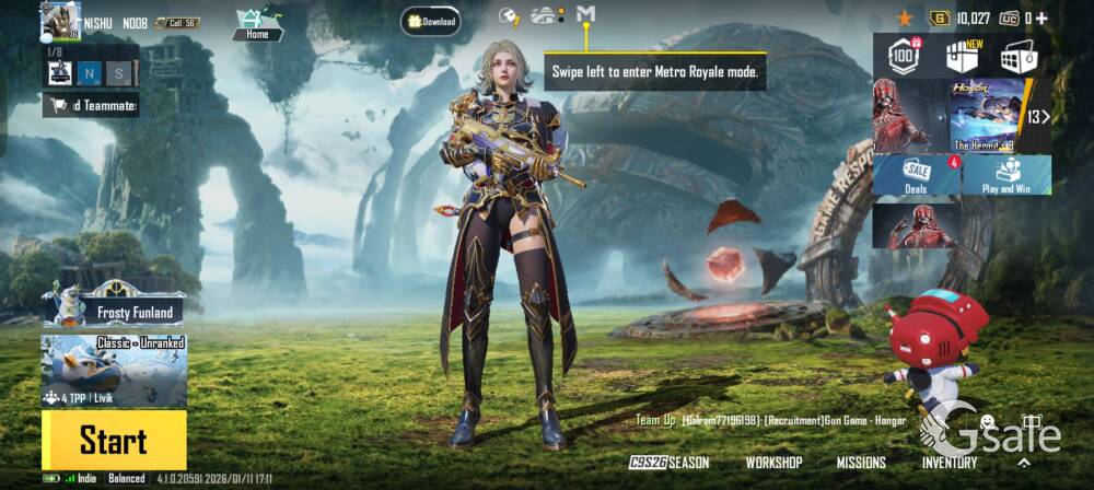 I want to Sale My BGMI account 