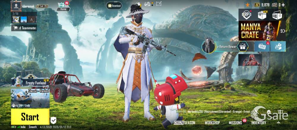 Bgmi account for sale under 2k 