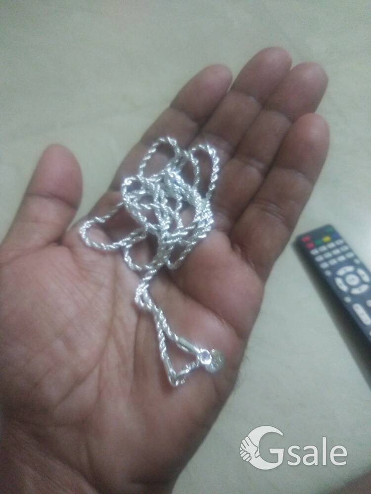 2mm sterling silver chain for men or women 