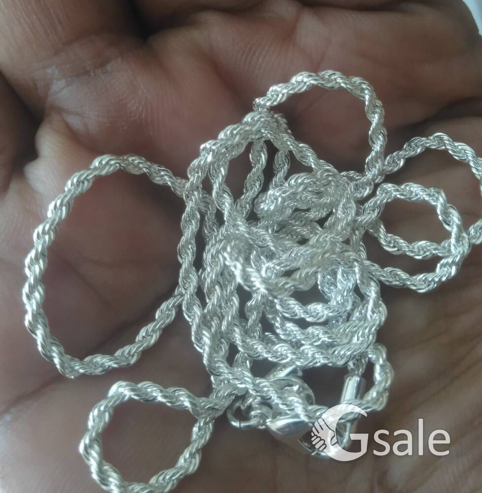 2mm sterling silver chain for men or women 