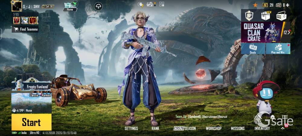 Bgmi account for sell 