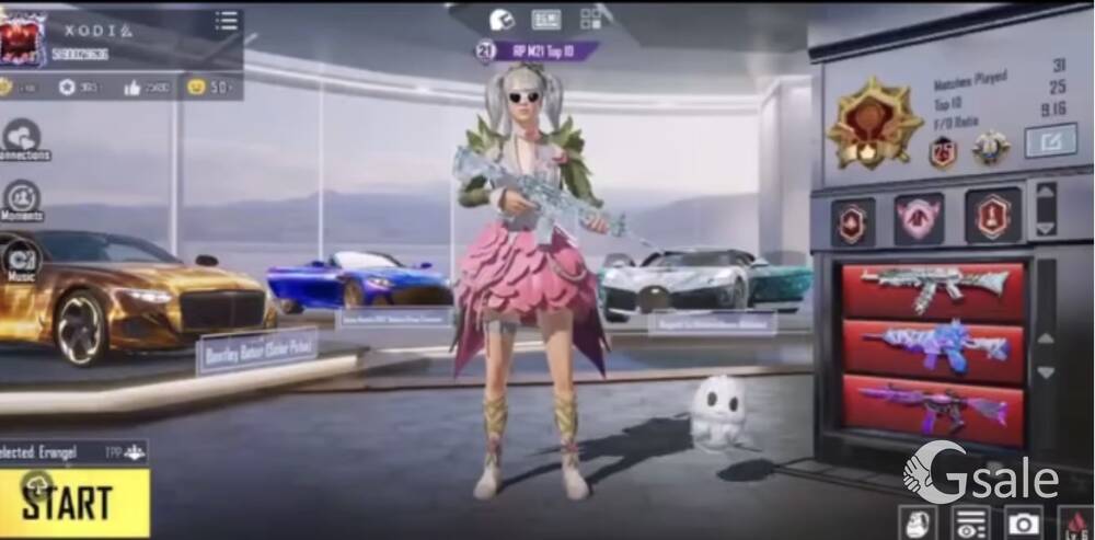 Bgmi id m4 glacier max