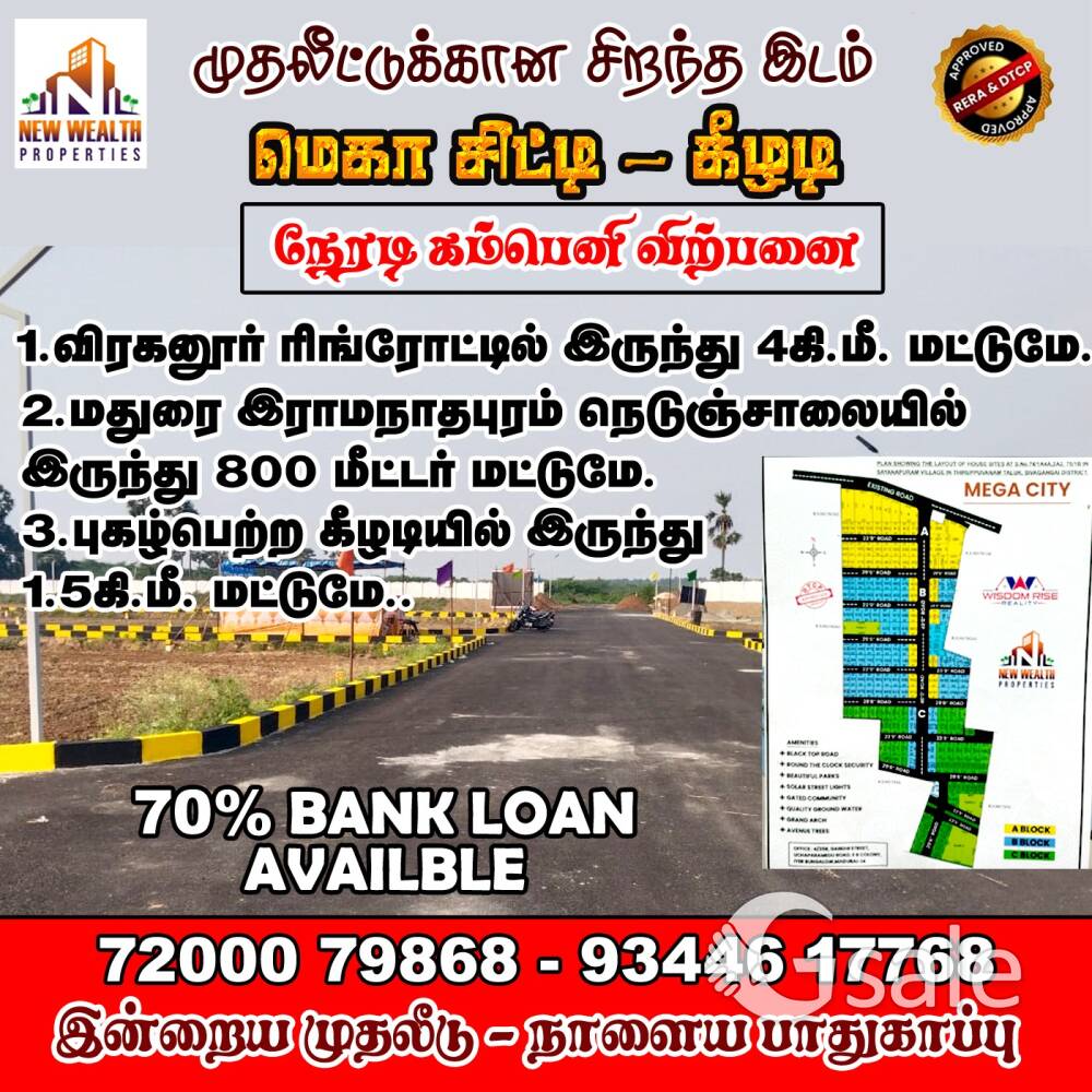 MEGACITY-KEEZHADI NEAR PLOTS