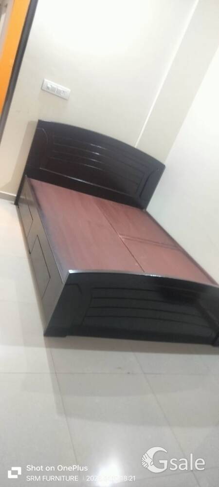 new wooden double bed 