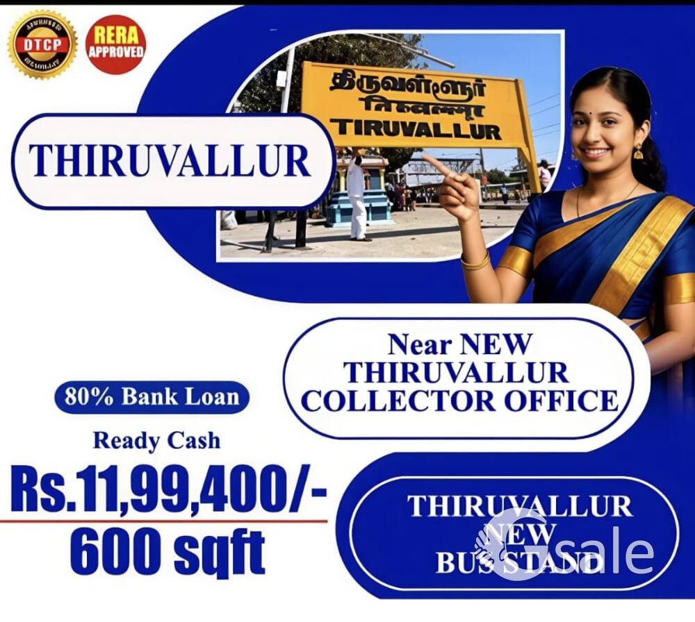 Premium Plot for Sale at Thiruvallur Town in Thirupachur Village