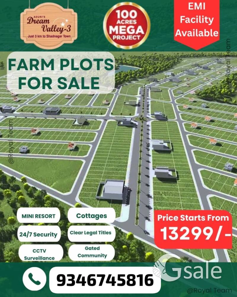 Farmlands For Sale in Shadnagar 