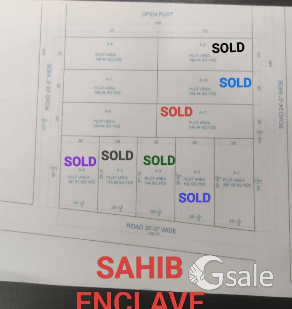 PLOTS No. A-1, 6, 7, 8