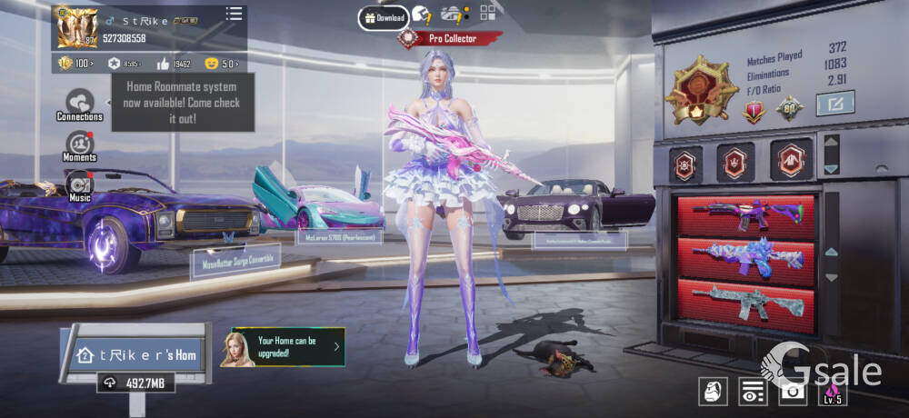 BGMI PREMIUM ACCOUNT (COLL LEVEL-80) FOR SALE