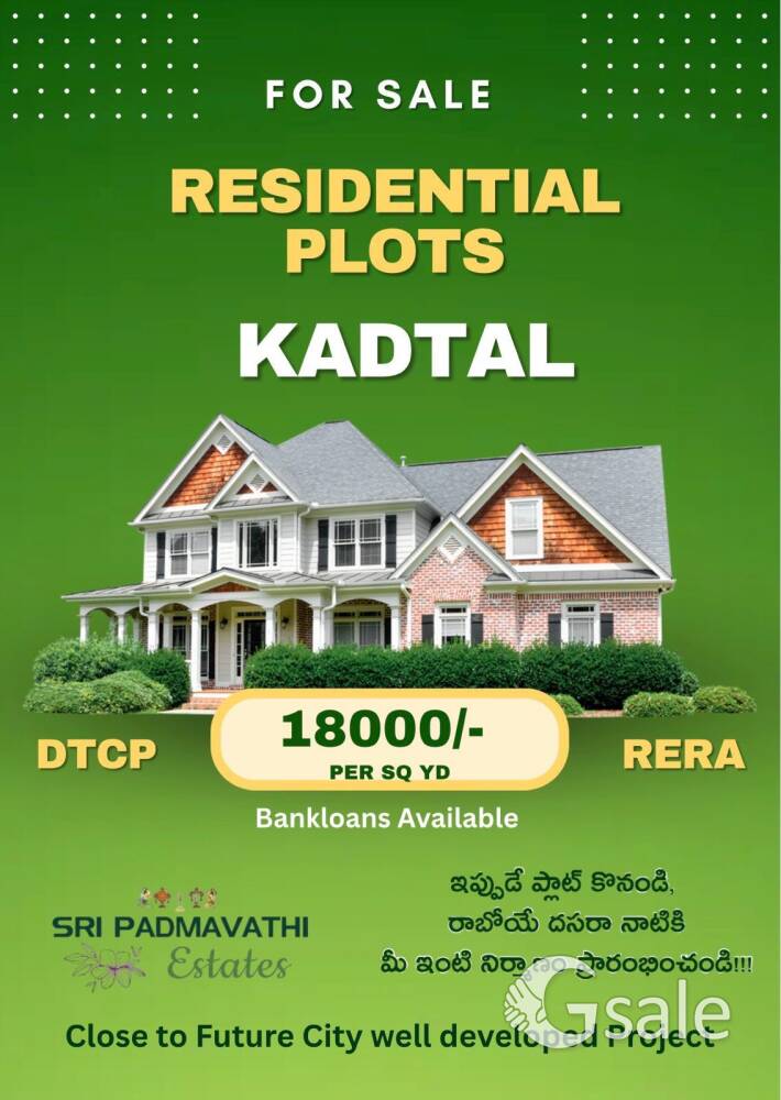 Plots For Sale in Kadthal 