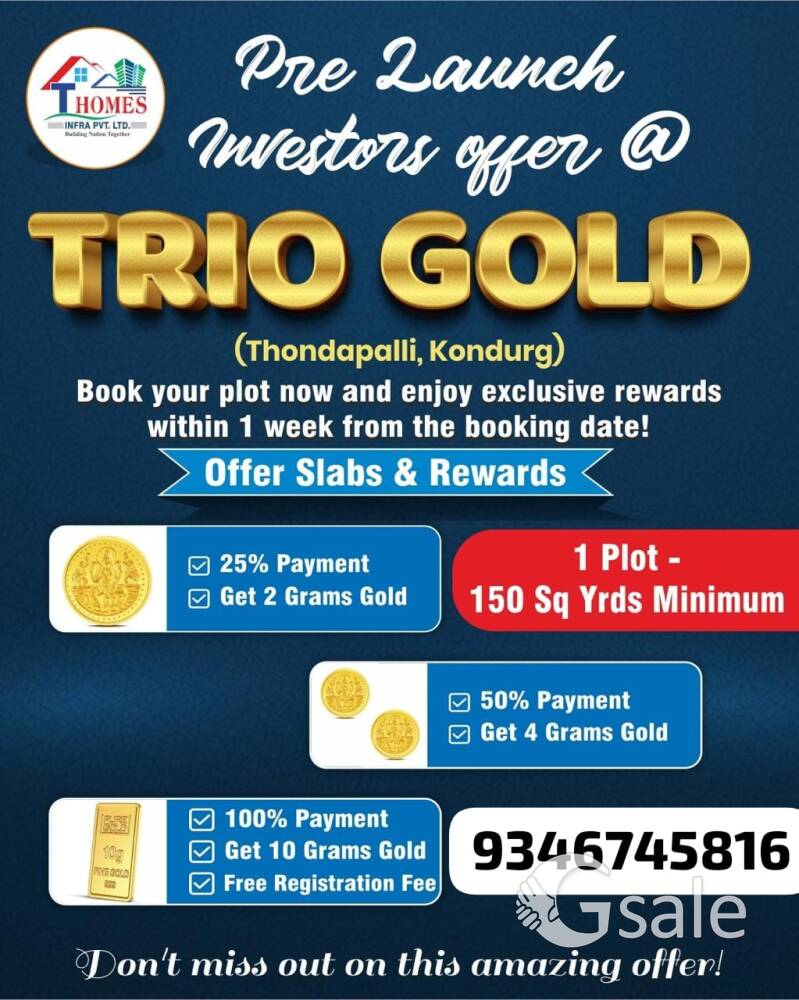 Plots For Sale in Kondurg 