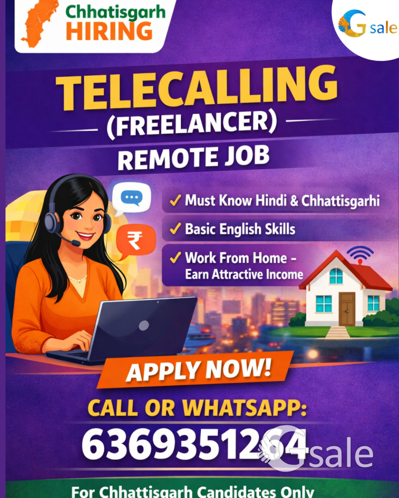 Earn From Home – Telecalling Freelancer Job
