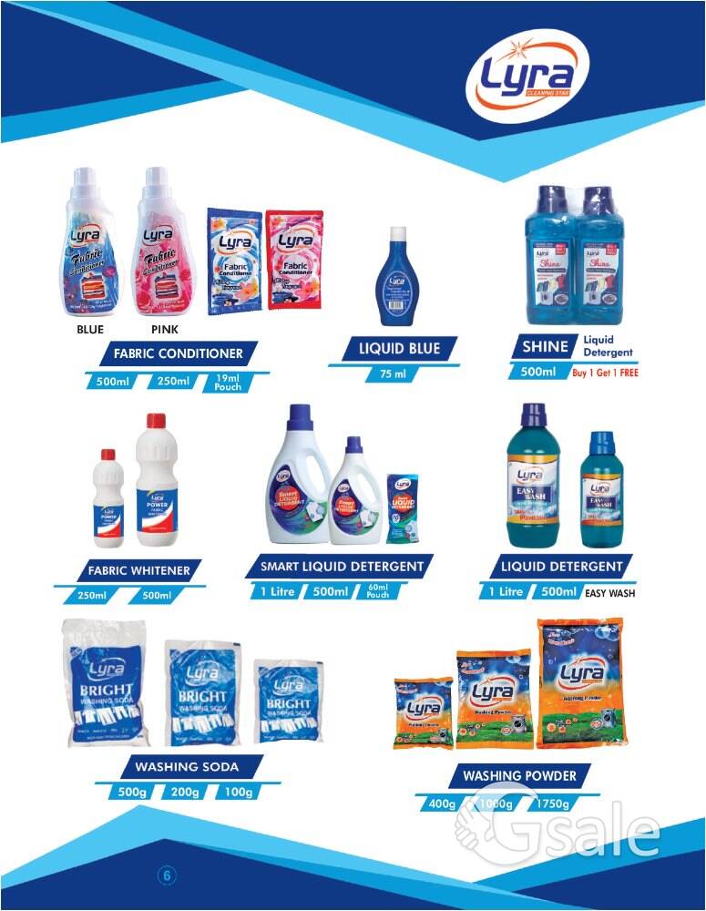 Lyra cleaning products 