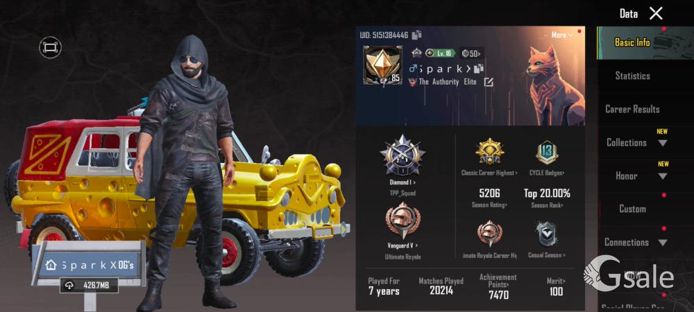 Battlegrounds Mobile India Account Sell