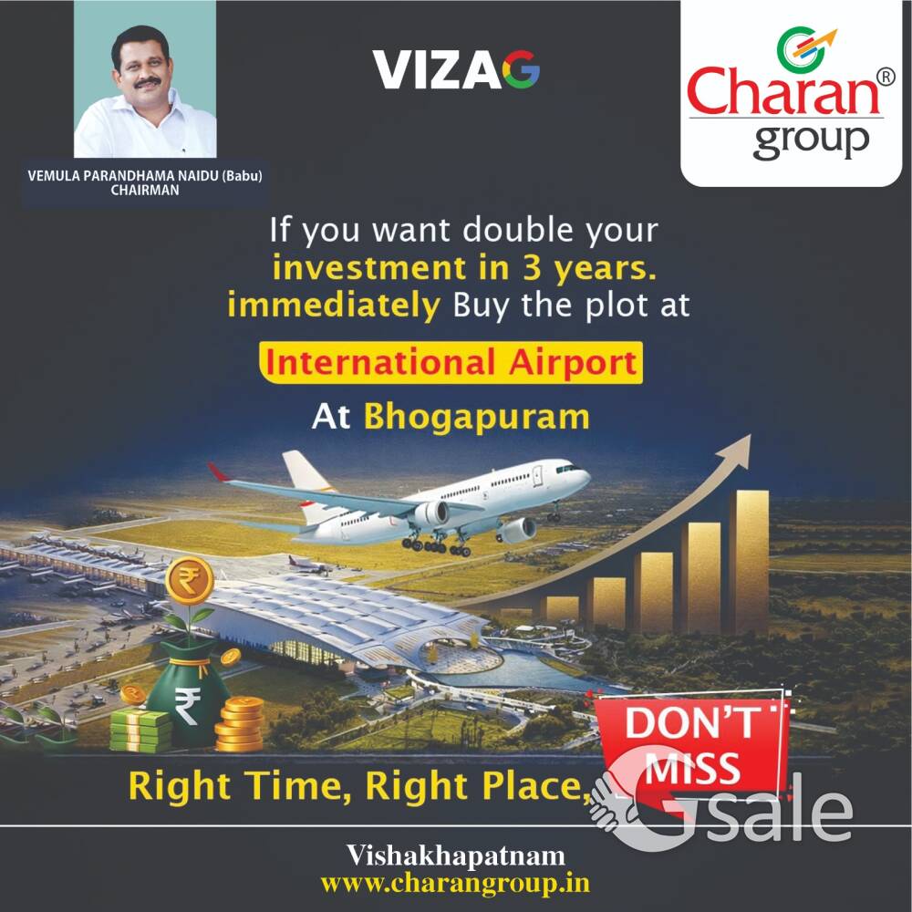 50 Acres Bhogapuram Mega Gated community VMRDA Approved Layout 