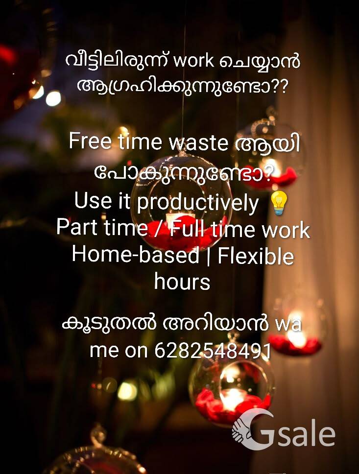 Work from home opportunity 