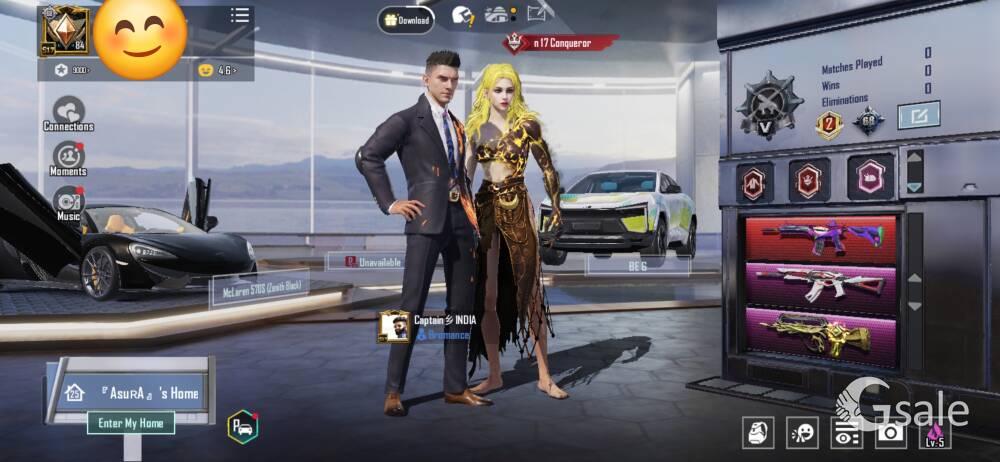 Bgmi Premium Account 84 level 