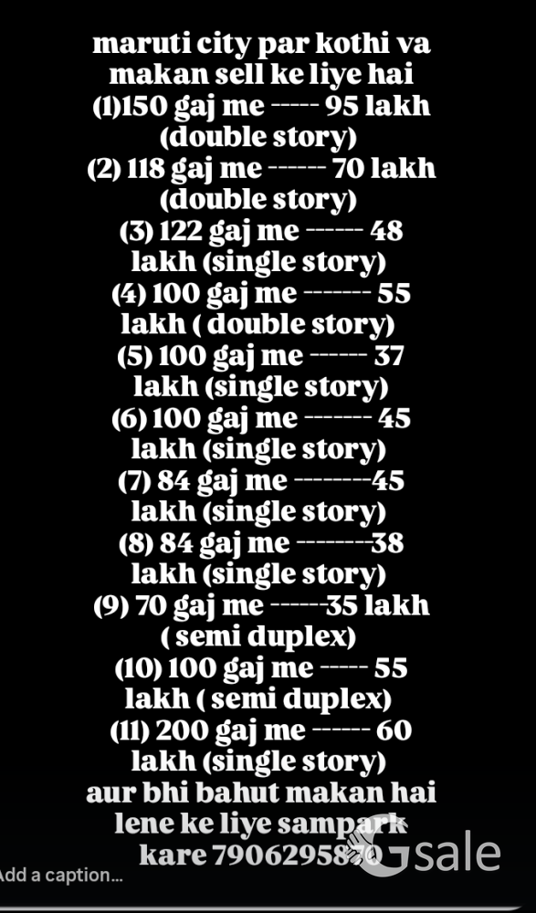 agra me Maruti city road pr gate band colony me plot sale ke liye h