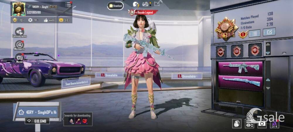 Bgmi account trusted seller & youtuber 