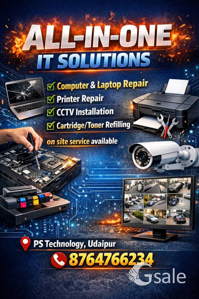 computer laptop printer cctv camera service 