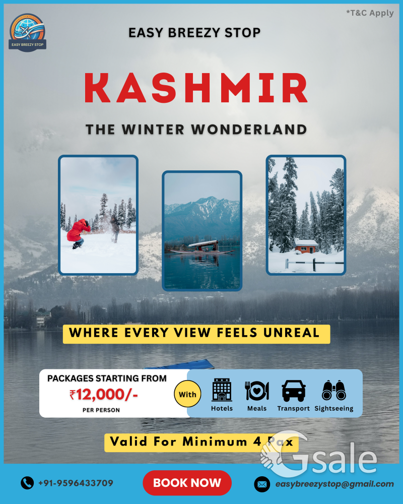 Experience Switzerland in India - Kashmir Winter Special