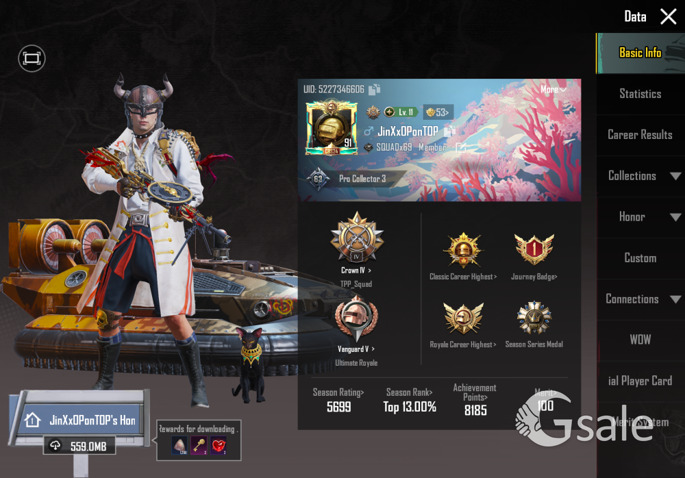 BGMI PRO COLLECTOR LEVEL 63 l 3 KILL X-SUITS l 25+ GUNSLABD l LEVEL 92 l PET AND OTHER STUFF l