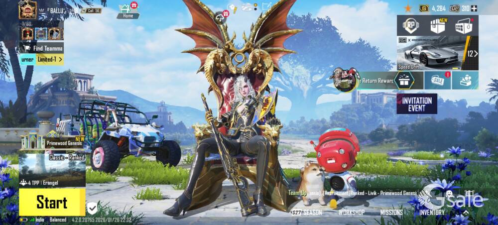 9500 BGMI ID SELL ACCOUNT SINGAL LOGIN 9500