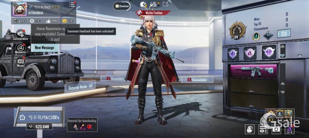 bgmi glicer laval 5 account 