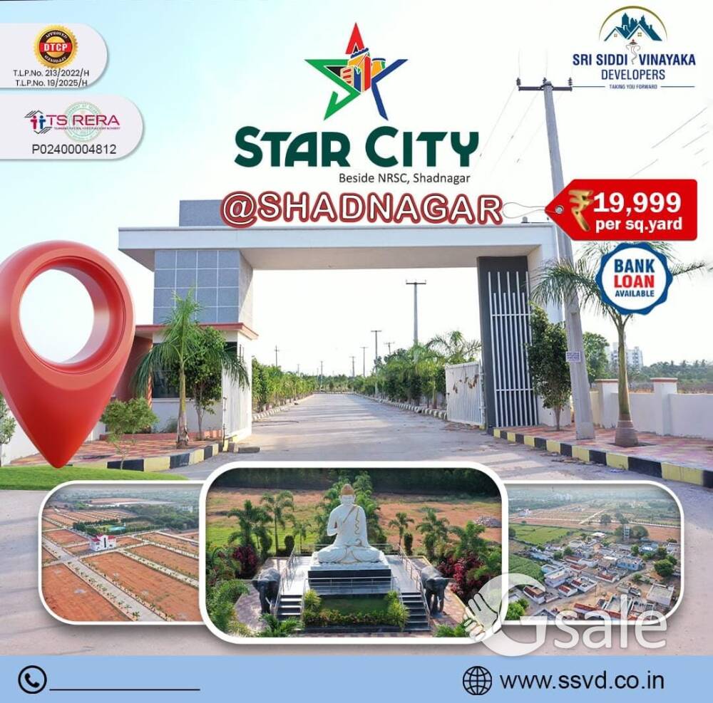 STAR CITY VILLA PLOTS @SHADNAGAR 
