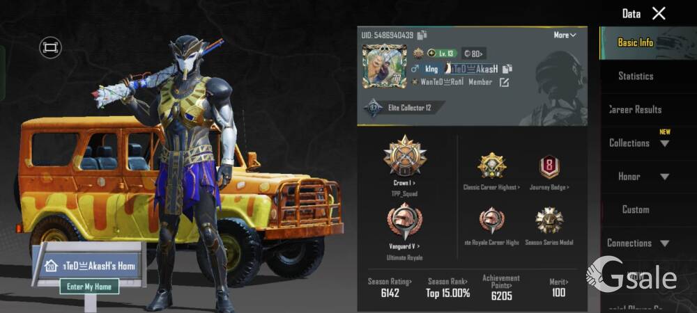 Bgmi account  2 x suit